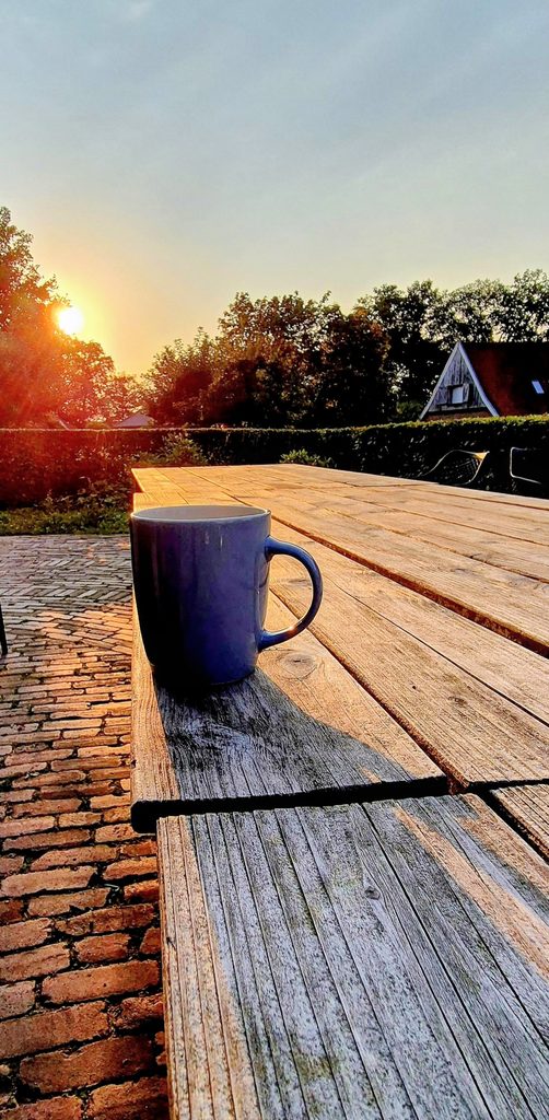 A quiet everyday ritual at a table
